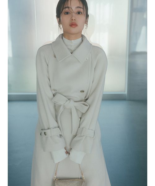 ウールカシミヤスタンドカラーコート【カンヘウォン着用】(508525647