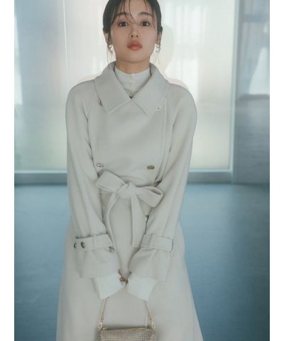 ウールカシミヤスタンドカラーコート【カンヘウォン着用】