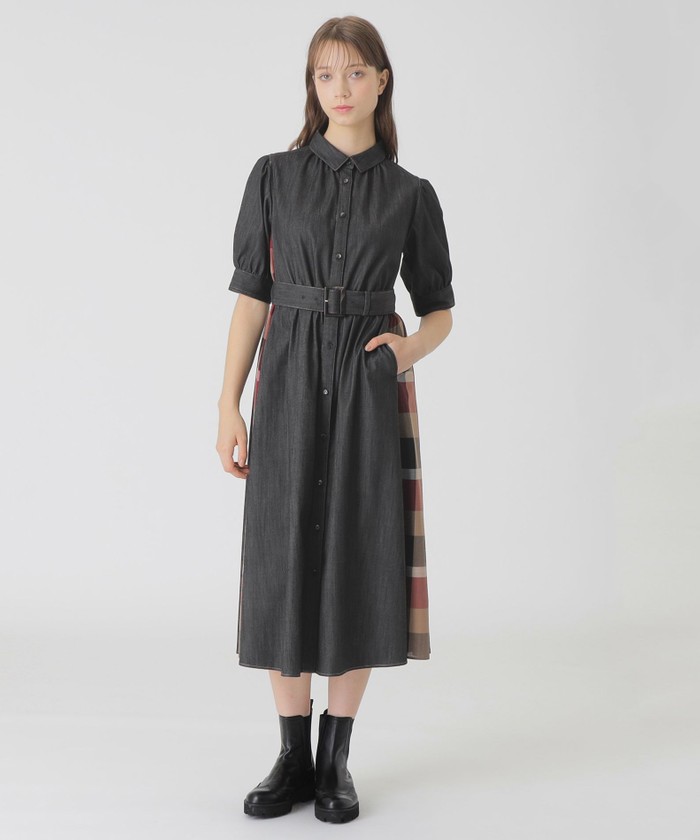 専用　BRUE LABELクレストブリッジ　ワンピース M BLUE LABEL CRESTBRIDGE(ブルーレーベルクレストブリッジ