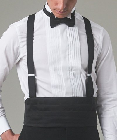 【WEAR BLACK】フォーマル用 ボウタイ カマーバンドセット