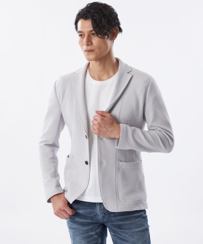 【Safari Lounge別注】ポリエステルライトニットジャケット