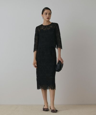 レ－スタイトスカート