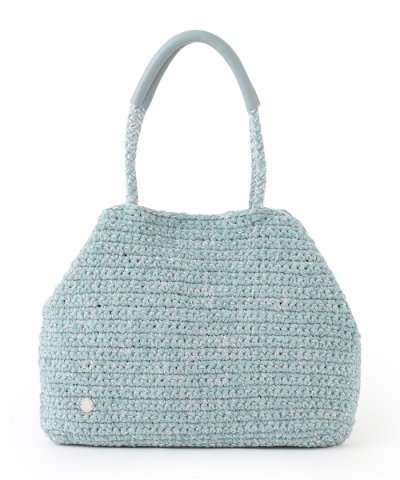 モール糸編みバッグ