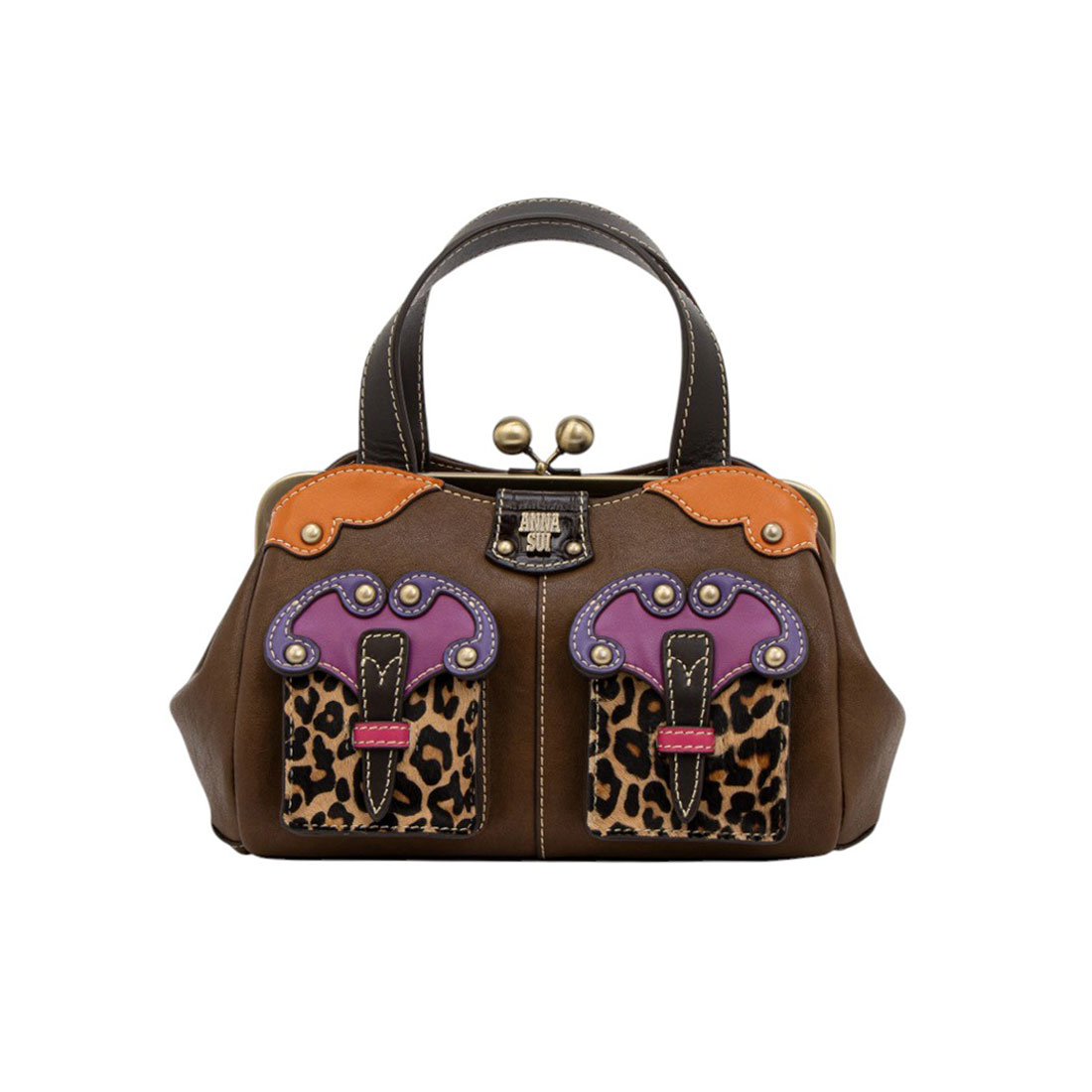 ANNASUI(バッグ) アナスイ ANNA SUI キャロル (店舗限定)2WAYハンドバッグ ブラウン FREE ANNASUI(バッグ) アナスイ ANNA SUI キャロル (店舗限定)2WAYハンドバッグ ブラウン FREE