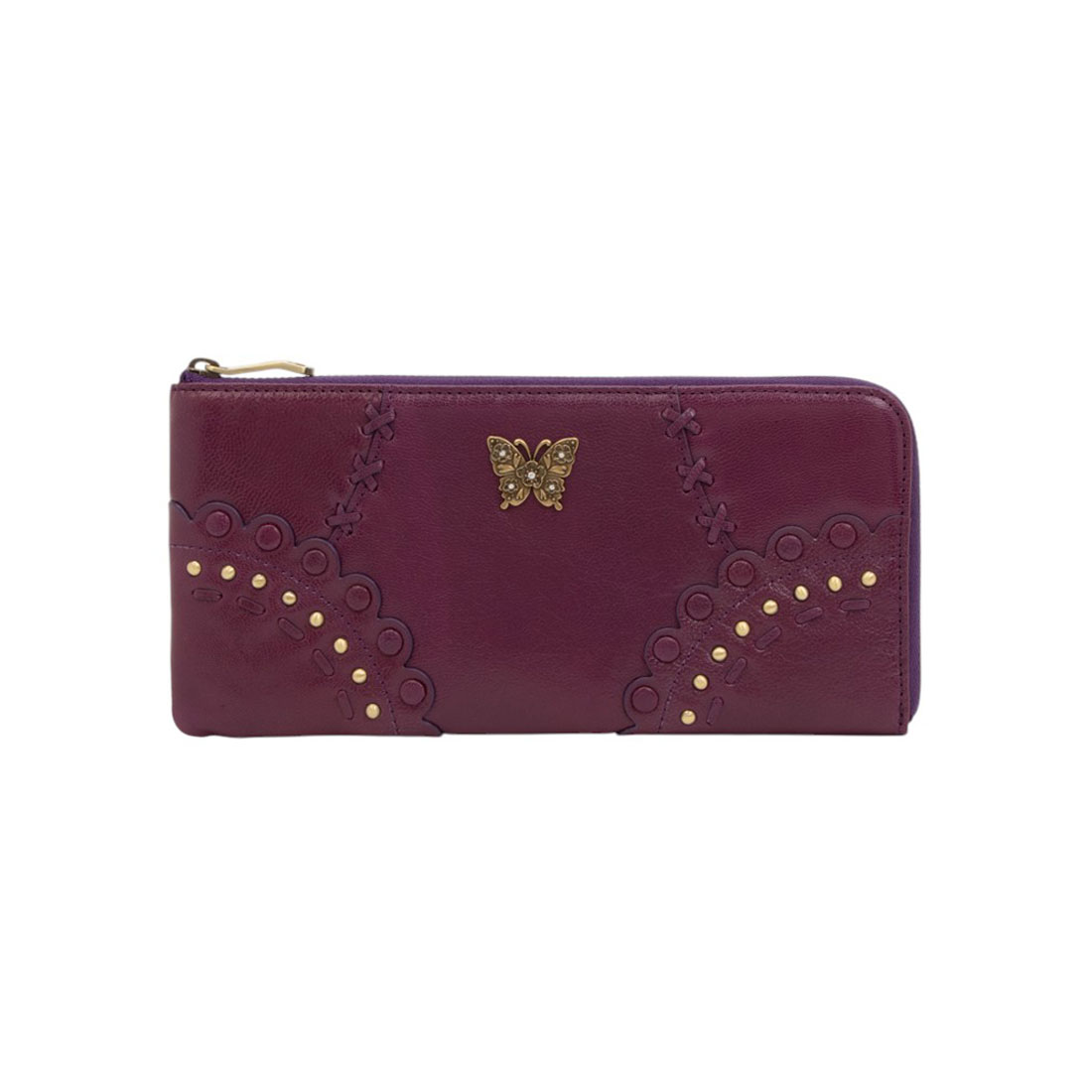 ANNASUI(バッグ) アナスイ ANNA SUI マチルダ 薄マチ長財布 ワイン FREE ANNASUI(バッグ) アナスイ ANNA SUI マチルダ 薄マチ長財布 ワイン FREE