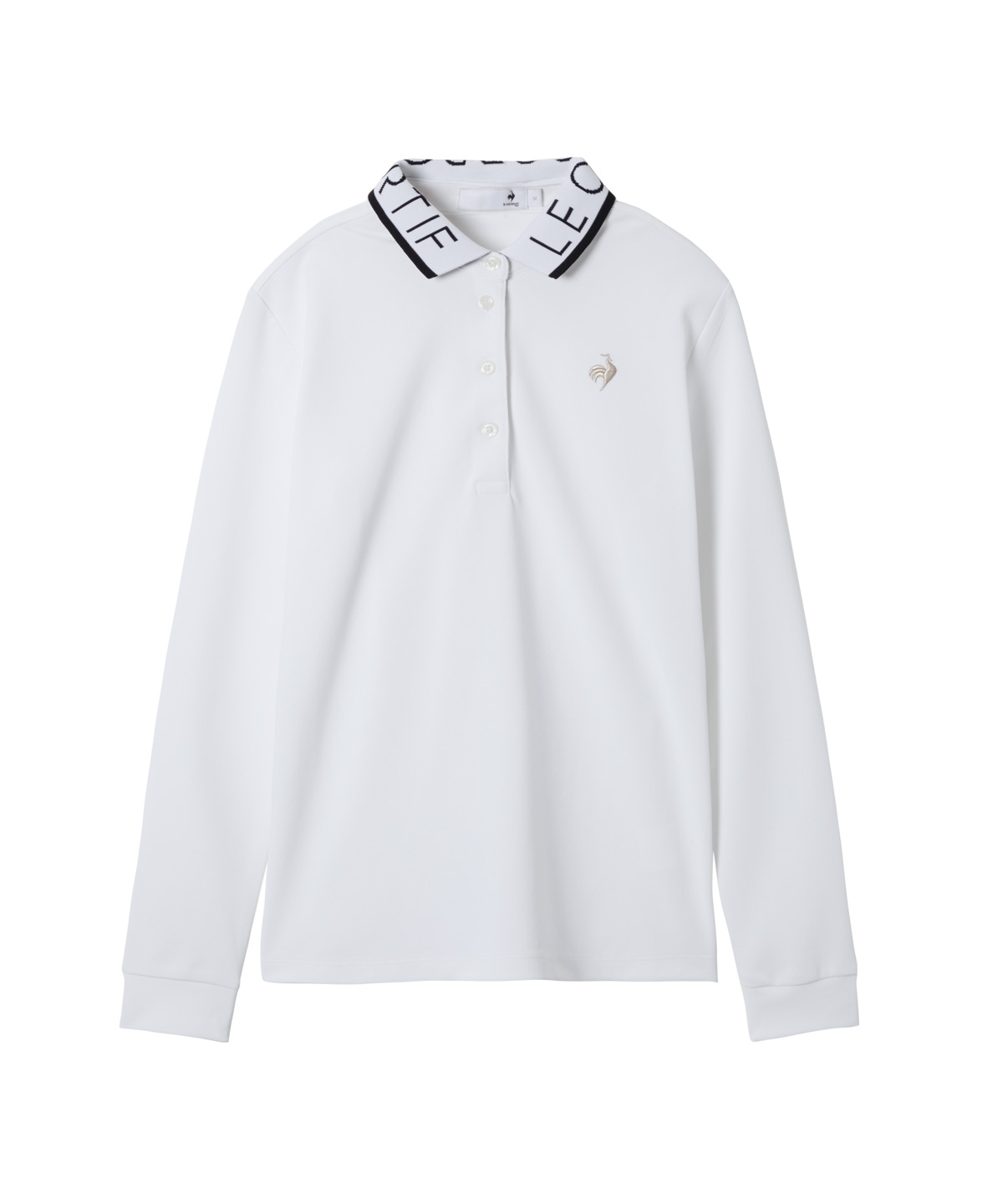 lecoqsportifgolf ルコックスポルティフ ゴルフ le coq sportif golf ロゴ襟長袖 ホワイト 3L lecoqsportifgolf ルコックスポルティフ ゴルフ le coq sportif golf ロゴ襟長袖 ホワイト 3L