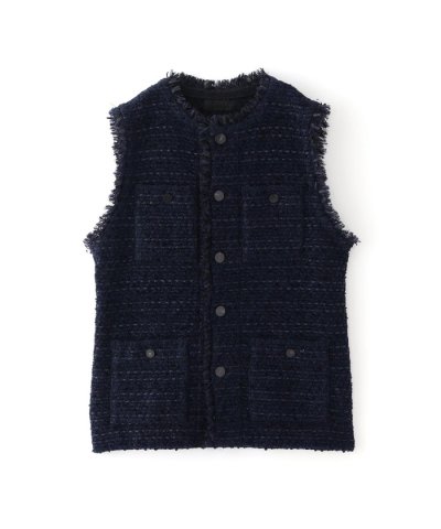【COOHEM】ベーシックツイードベルベットジレ《WEB＆EPOCA THE S