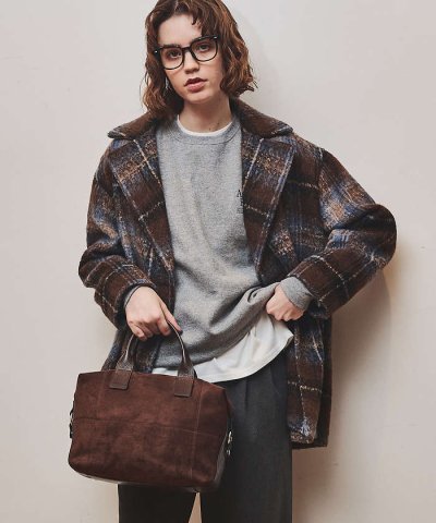 Velu / 2WAYスエードボストンバッグ