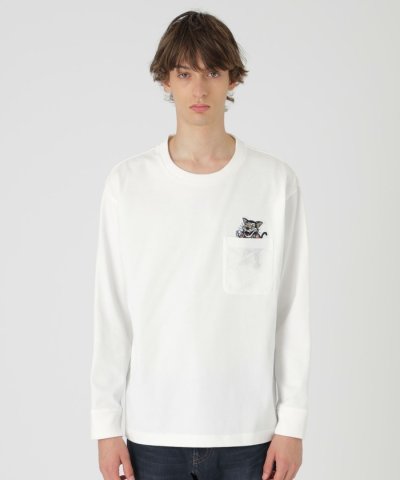 【渋谷店・WEB限定】SWINGING CATニットポケットカットソー