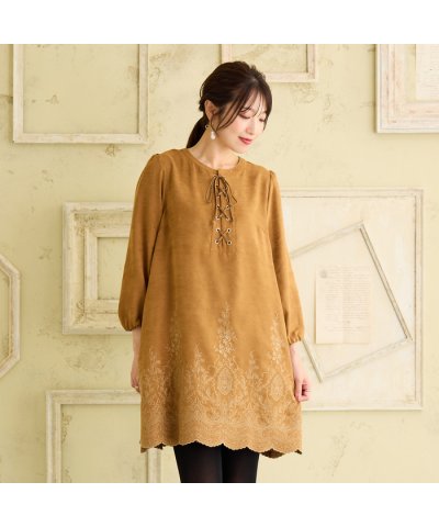 ローズティアラ RoseTiara スエードライクチュニック