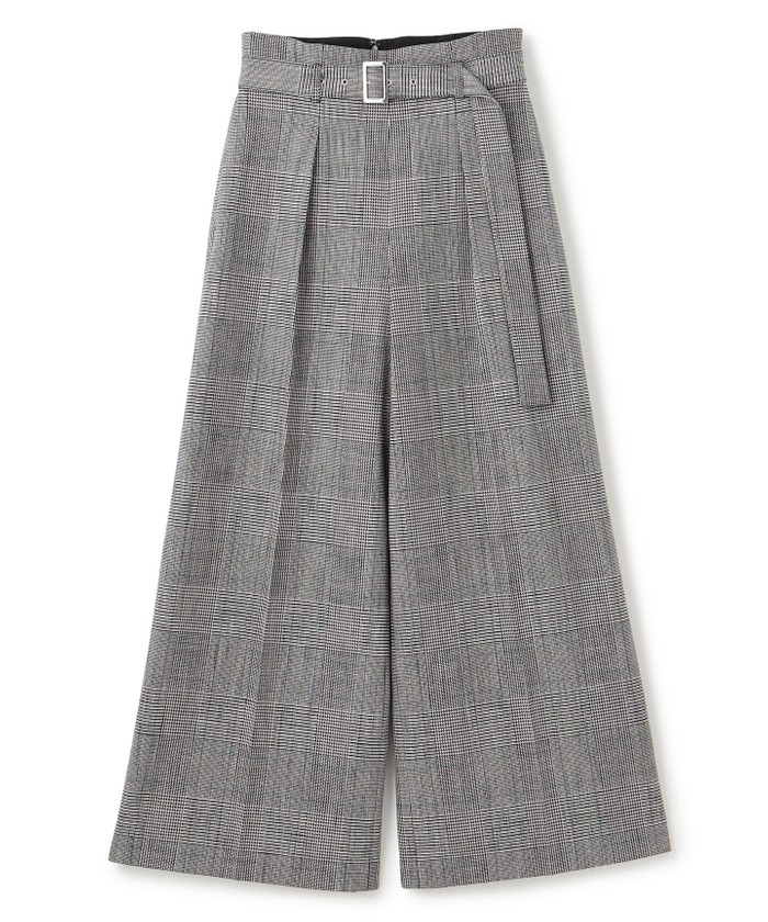 UNCRAVE グレンチェック ワイドパンツ グレーチェック 1 UNCRAVE グレンチェック ワイドパンツ グレーチェック 1
