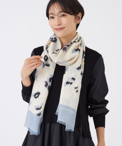 【ウォッシャブル】レオパードシルクストール