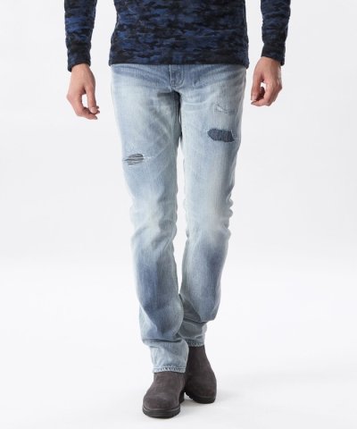 【PRIMA COLLECTION】ダメージソフトストレッチデニム