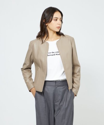 【EPOCA STORIA】ソフトラムレザージャケット《WEB＆EPOCA TH