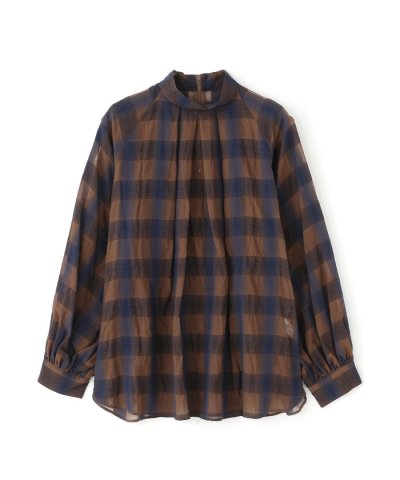 【EPOCA STORIA】オンブレーチェックブラウス《WEB＆EPOCA TH
