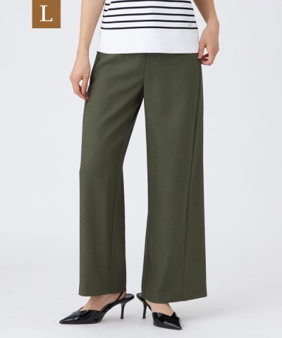 【L】【吸水速乾】【遮熱】【着用じわ防止】【ストレッチ性】ドライメランジワイドパ