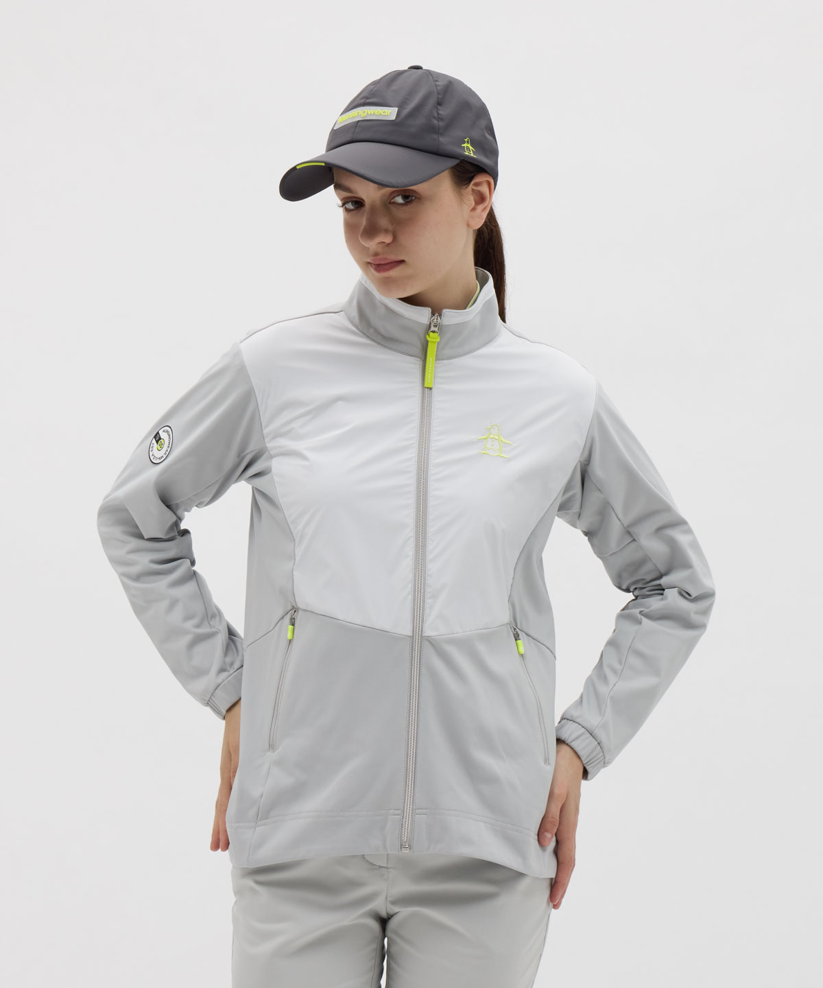 Munsingwear(ings) マンシングウェア Munsingwear 【EASY MIDDLER】スタンドジ グレー 3L Munsingwear(ings) マンシングウェア Munsingwear 【EASY MIDDLER】スタンドジ グレー 3L