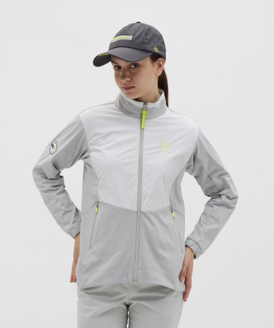 マンシングウェア Munsingwear はっ水ストレッチ前開きスタンドジップハ