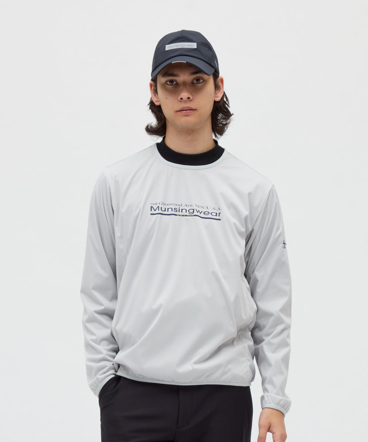 Munsingwear(ings) マンシングウェア Munsingwear 【EASY MIDDLER】プルオーバ グレー L Munsingwear(ings) マンシングウェア Munsingwear 【EASY MIDDLER】プルオーバ グレー L