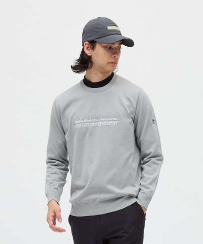 マンシングウェア Munsingwear ロゴジャカードクルーネックセーター