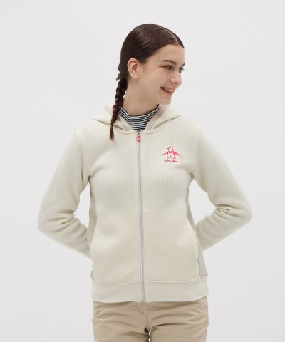マンシングウェア Munsingwear 蓄熱保温 親子インレー前開きフーディー