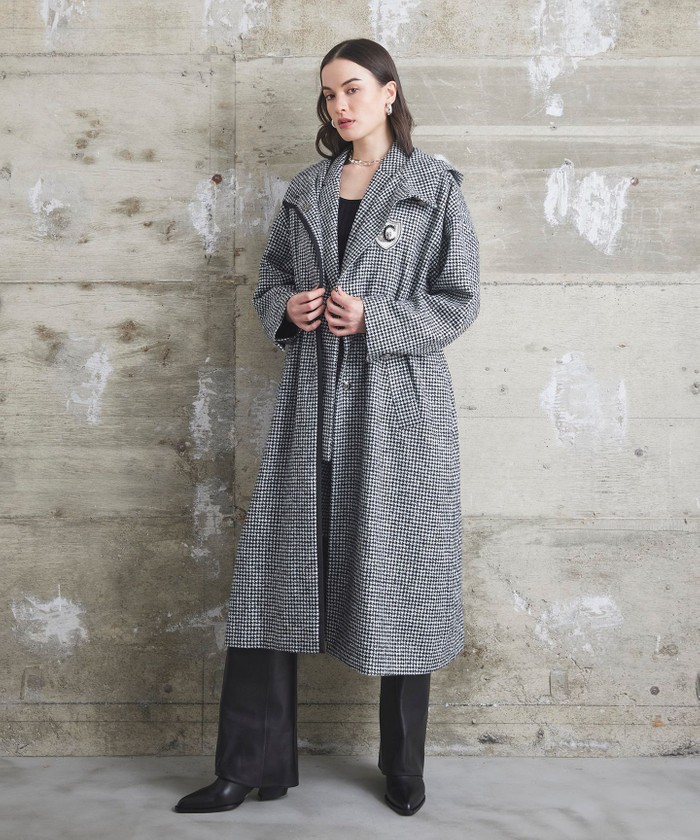 美品　GRACE CONTINENTAL トレンチコート　グダークレー ガウントレンチコート / GRACE CONTINENTAL | GRACE CONTINENTAL