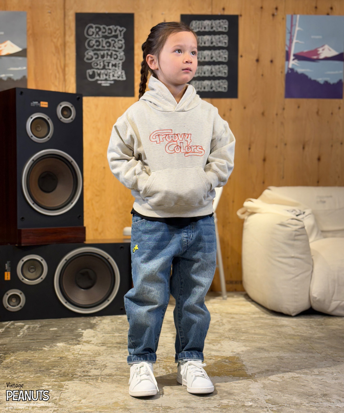 GROOVYCOLORS グルーヴィーカラーズ GROOVY COLORS Uneven Denim SN ブルー 145 GROOVYCOLORS グルーヴィーカラーズ GROOVY COLORS Uneven Denim SN ブルー 145