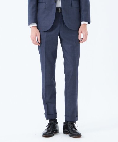 トロッター トラウザーズ#108 ウール混グレンチェック