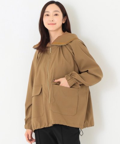 ＜アンブレラコート＞ストレッチツイル ショートブルゾン