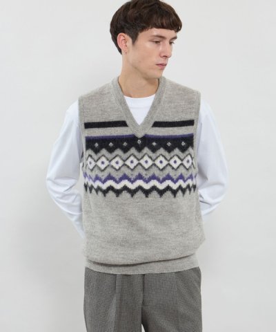 フェアアイルニットベスト