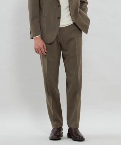 【ANGELICO/アンジェリコ】ヘリンボーン 1プリーツパンツ