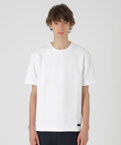 【BLACK lab.】ブリスターロゴジャカードTシャツ