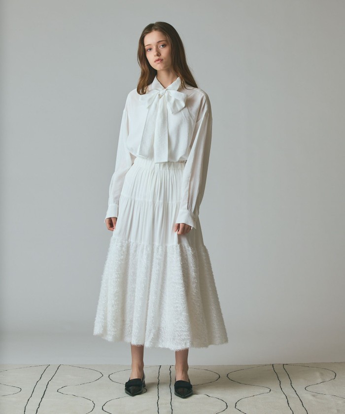 美品♡GRACE CONTINENTAL  白トップス　ブラウス　春服 ホワイト系｜シャツ・ブラウス｜GRACE CONTINENTAL(グレース