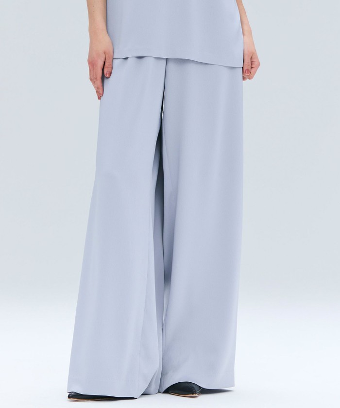 BEIGE 【洗える】LLOYD / ハンマーサテンイージーワイドパンツ DULLBLUE 0 BEIGE 【洗える】LLOYD / ハンマーサテンイージーワイドパンツ DULLBLUE 0