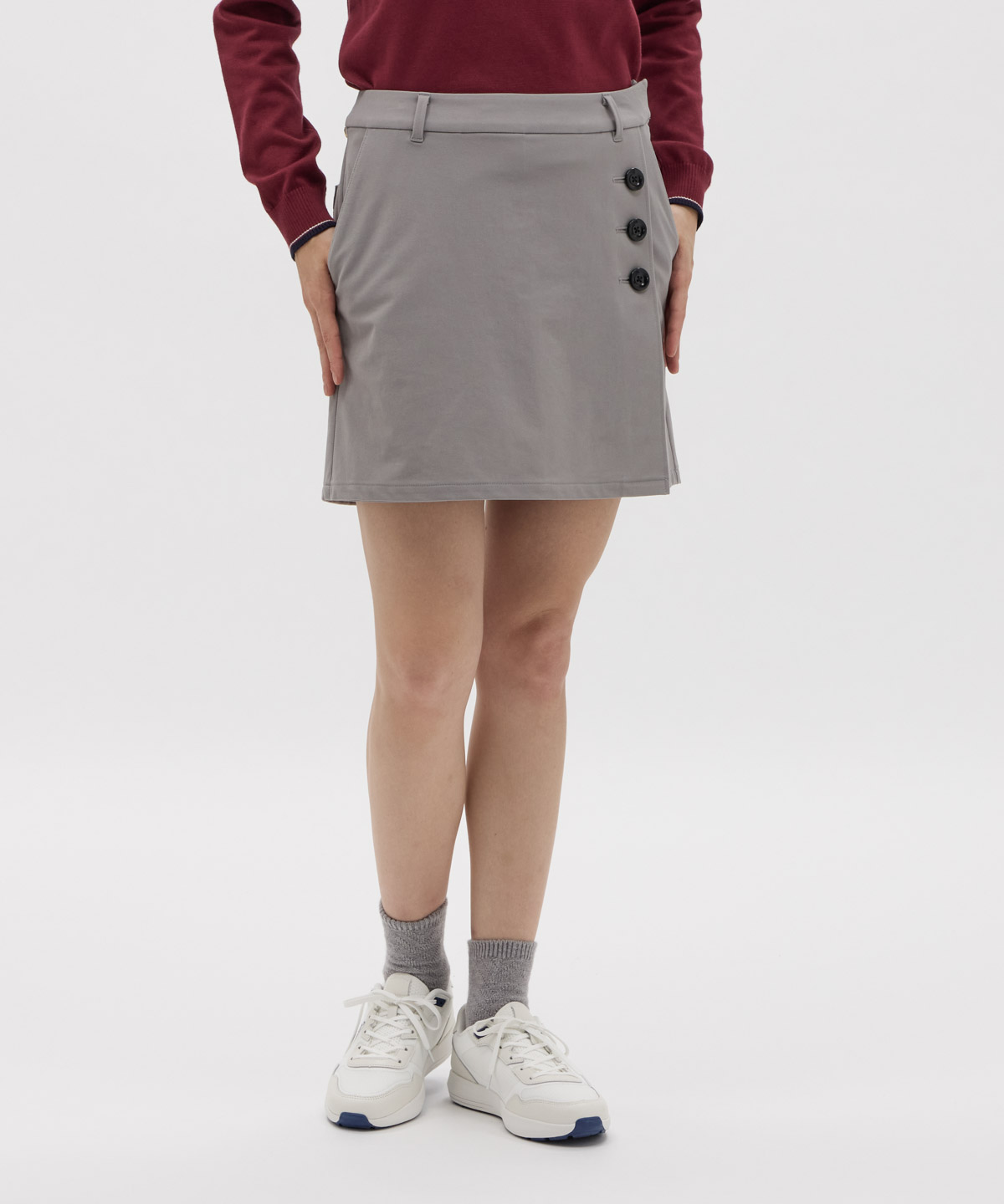 Munsingwear(ings) マンシングウェア Munsingwear 360° Series ストレッチスカ グレー 7 Munsingwear(ings) マンシングウェア Munsingwear 360° Series ストレッチスカ グレー 7