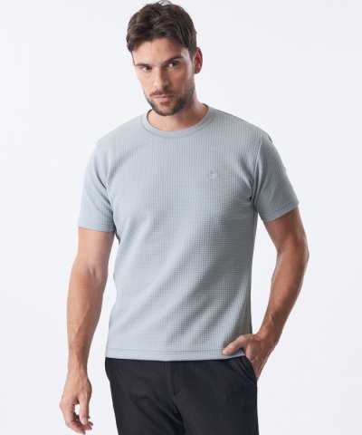 ウェーブワッフルカットソー