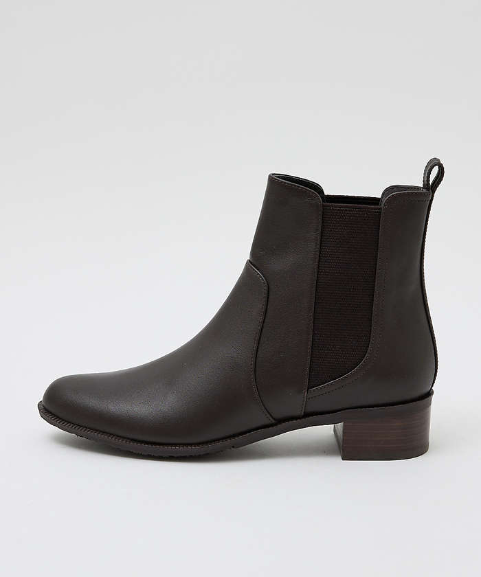 AuBANNISTER 【スノーソール】サイドゴアブーツ ダークブラウン 38 AuBANNISTER 【スノーソール】サイドゴアブーツ ダークブラウン 38