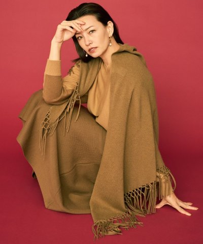 【カタログ掲載・洗える】ファインウールカシミヤドルマンシルエット ニット