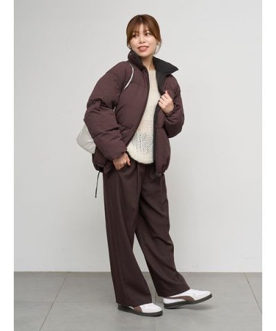 リバーシブル中わたコート