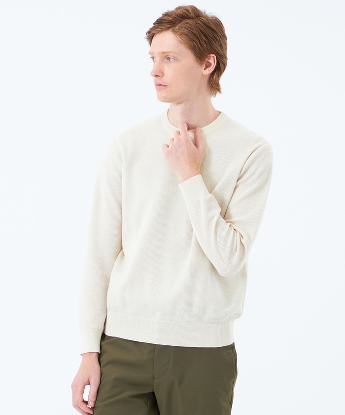 ジョン君です。マッキントッシュフィロソフィーニット ミニケーブル クルーネックニット（H1N16228＿＿