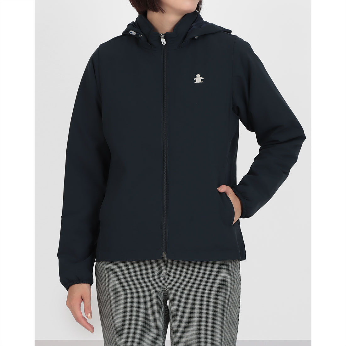 Munsingwear(ings) マンシングウェア Munsingwear はっ水袖取れ2WAYブルゾン ネイビー L Munsingwear(ings) マンシングウェア Munsingwear はっ水袖取れ2WAYブルゾン ネイビー L