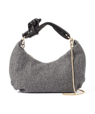 【INNUE】バイカラーホーボーバッグ《WEB＆EPOCA THE SHOP店舗