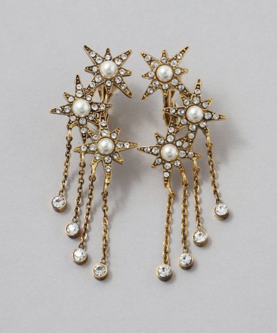 【ADER.bijoux】スターフリンジイヤリング《WEB＆EPOCA THE