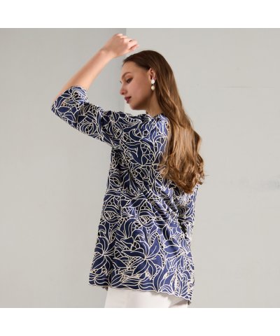 【L～４L】刺繍カットレースブラウス