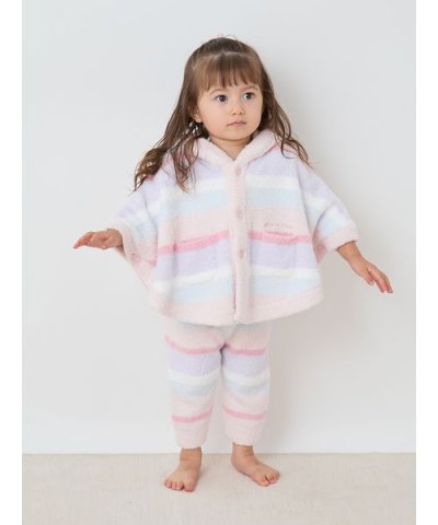 【BABY】ベビモコカラフルボーダーロングパンツ