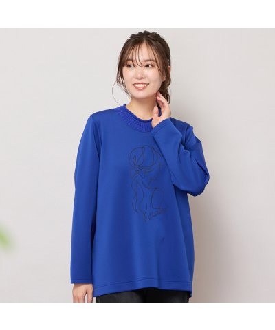 【手洗いOK】フロントラバープリントトップ