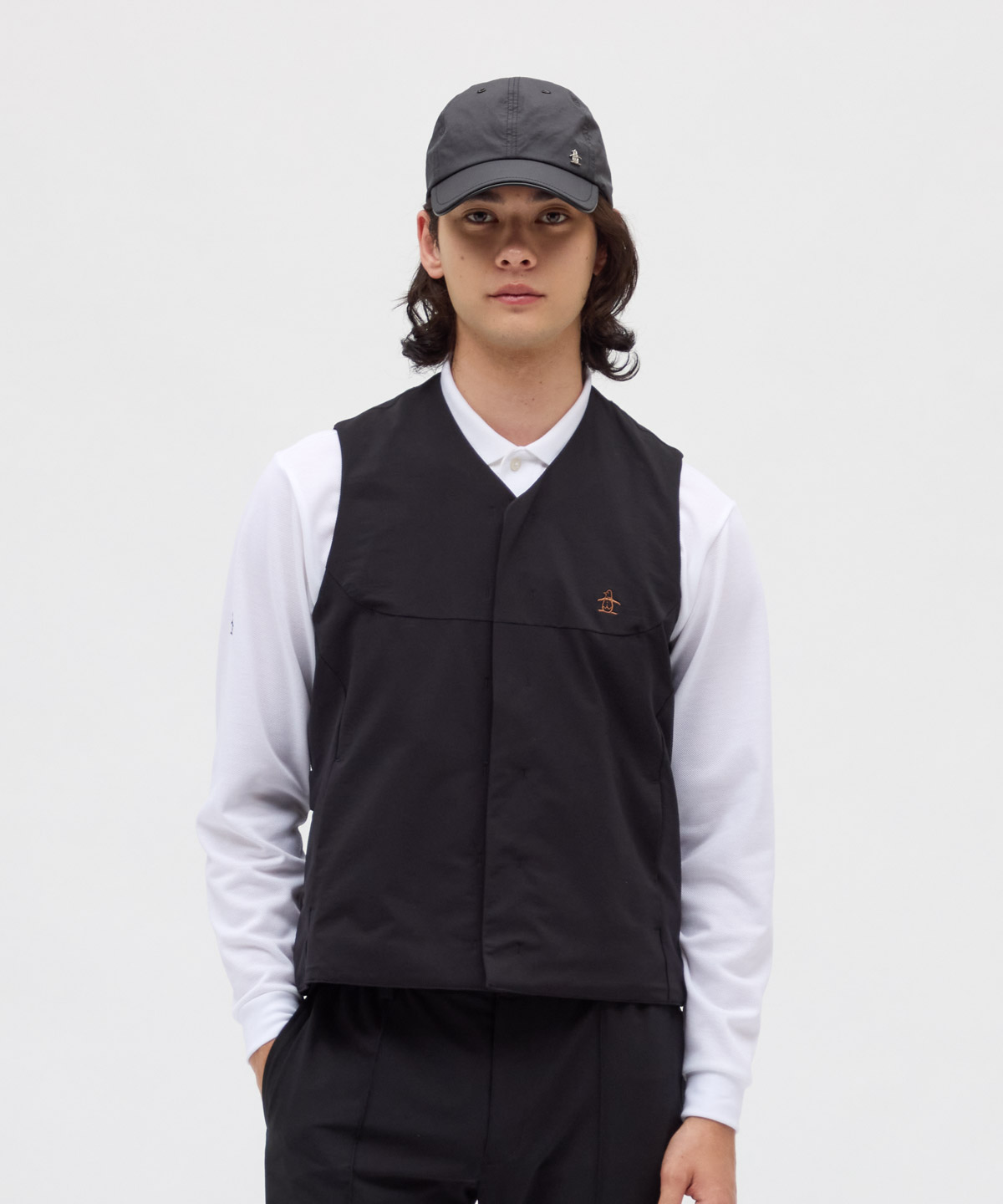 Munsingwear(ings) マンシングウェア Munsingwear スマートパディング HEATNAVI ブラック M Munsingwear(ings) マンシングウェア Munsingwear スマートパディング HEATNAVI ブラック M