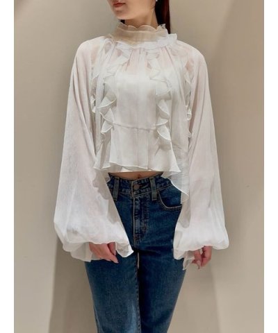 ラッフルフリルブラウス