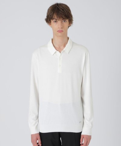 ヴィスコンフィーニットポロシャツ