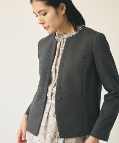 【美シリーズ・セットアップ対応・ウォッシャブル】プレミアムジャージジャケット